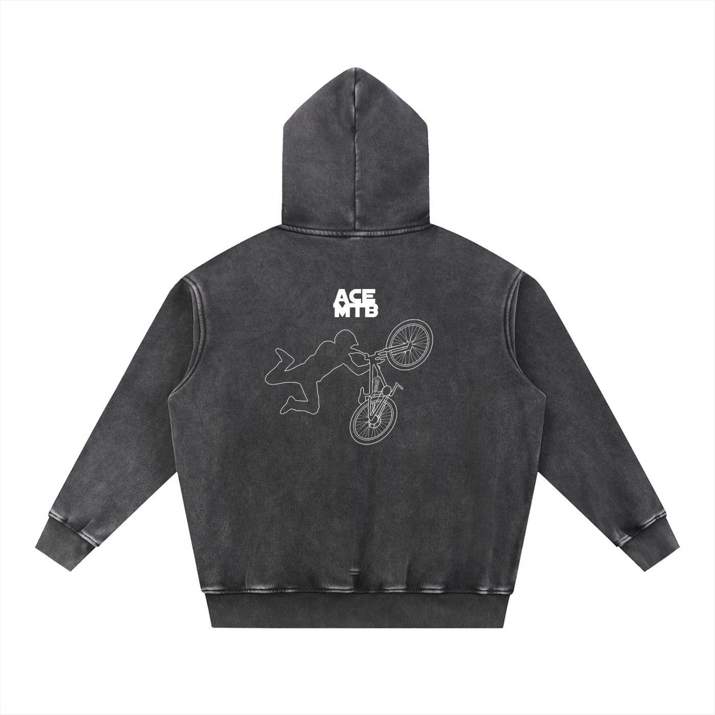 Acemtb (Snow Wash) Oversized Hoodie
